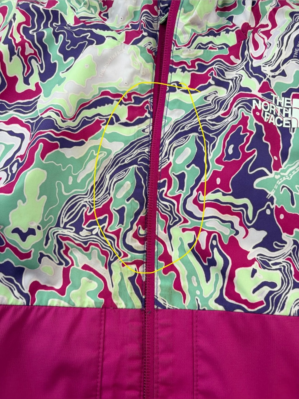 The North Face Girls Size 7 Pink Freedom Insulated Winter Ski Jacket Coat - Picture 10 of 10